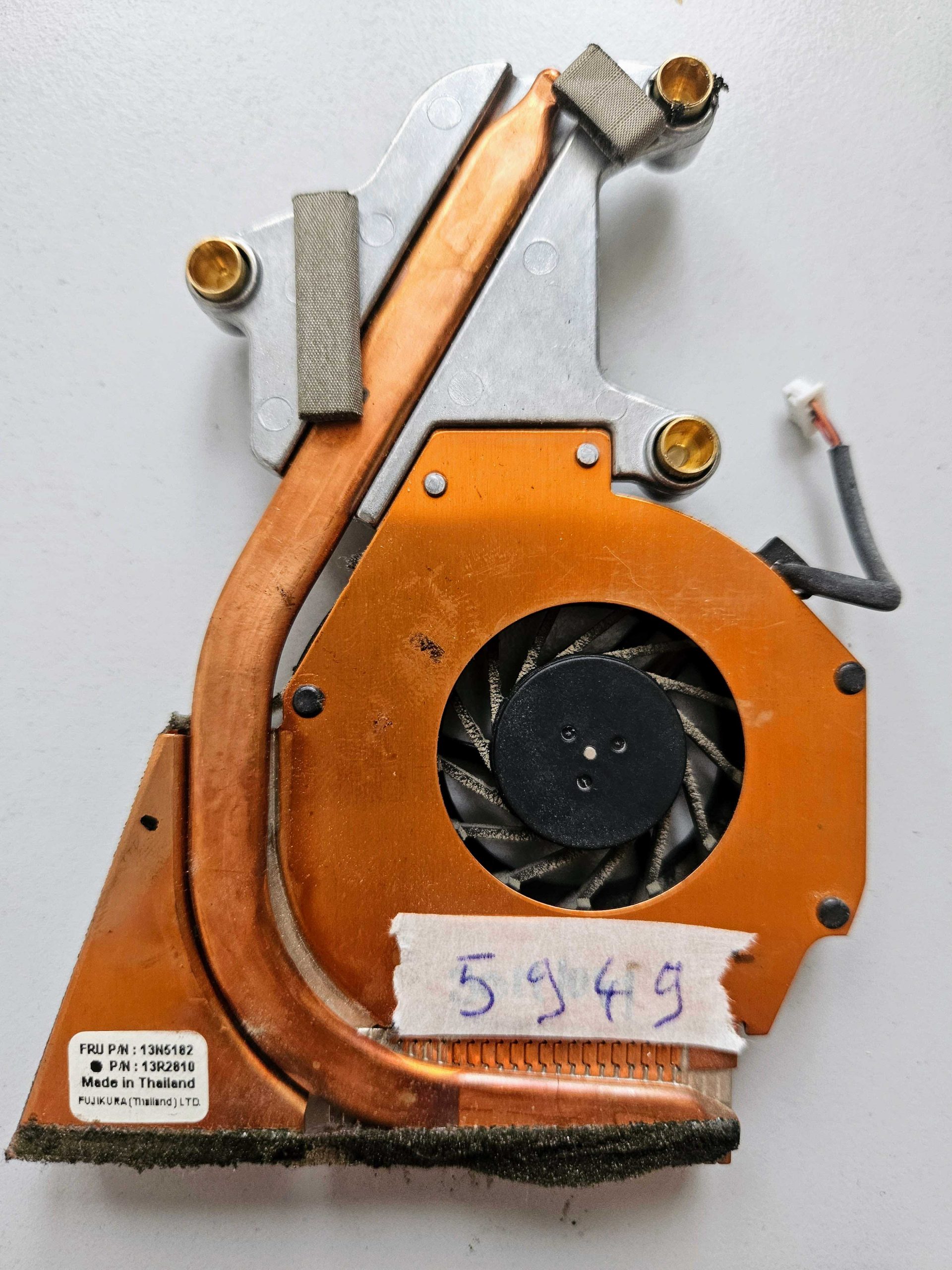 Lenovo ThinkPad R51 CPU-Lüfter und Kühlkörper FRU 13N5182 Original-Laptop-Teile