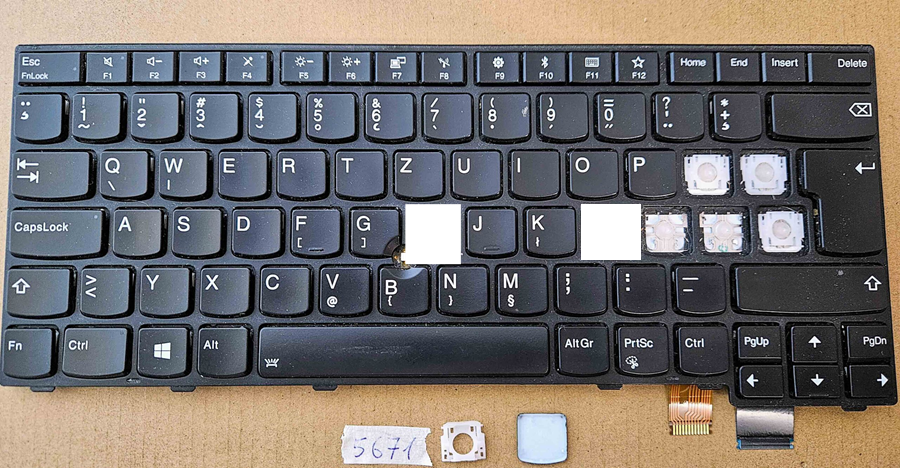 Lenovo ThinkPad T470S Tastatur FRU 01EN707 – Original-Laptop-Ersatzteil