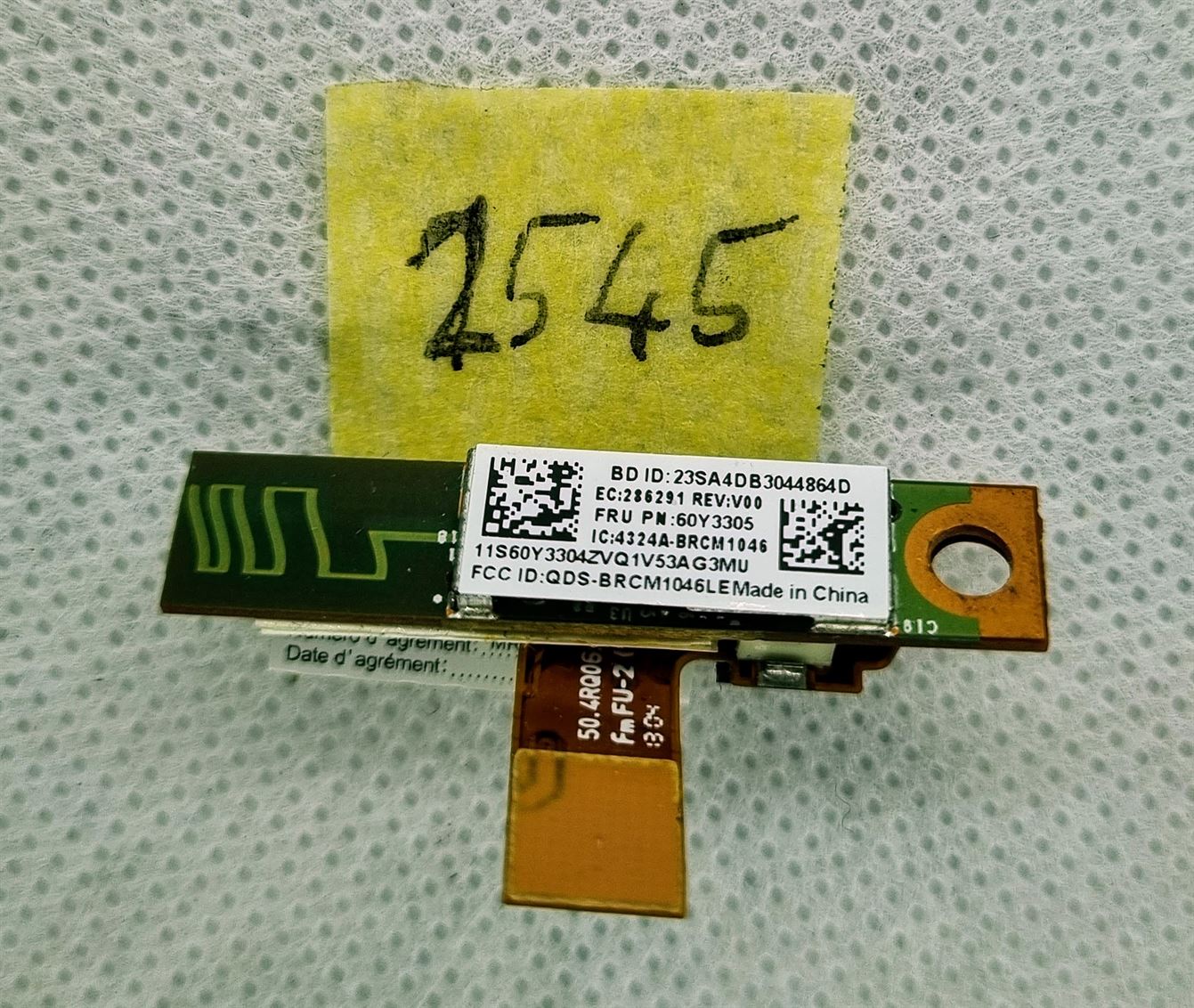 Lenovo ThinkPad X1 Carbon 1. Generation Bluetooth-Modul 60Y3305 – Originalersatz – Bild 2