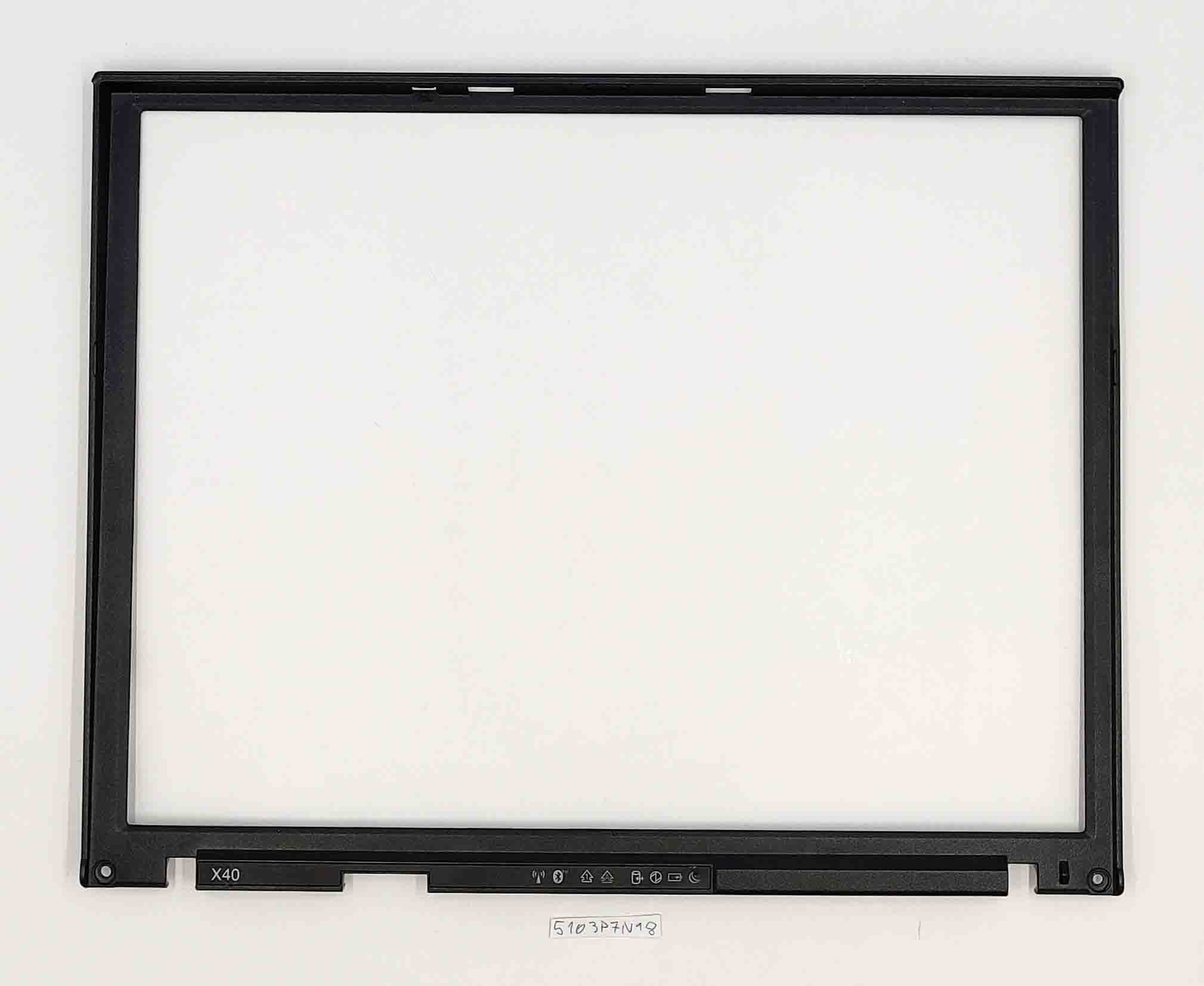 Lenovo ThinkPad X40 LCD-Blende – Original-Ersatz-Blendenrahmen für Laptop-Bildschirm