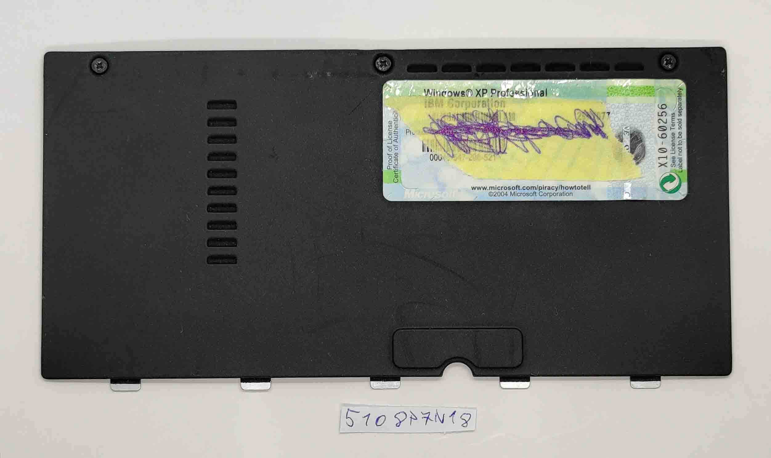 Lenovo Thinkpad X40 – Festplattenabdeckung hinten – Original-Ersatzteil für die Abdeckung des Festplattenschachts