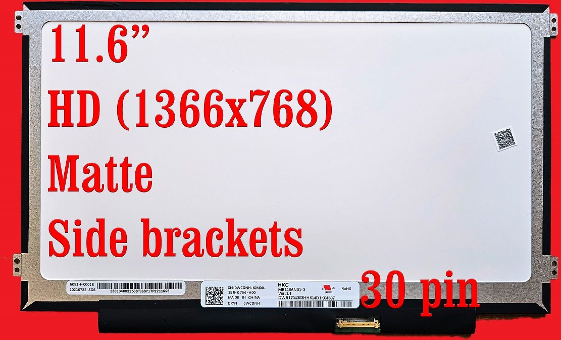 HP FORTIS G10 Chromebook LCD-Bildschirm 11,6" HD Matt 30-Pin LED Nicht-Touch NEU