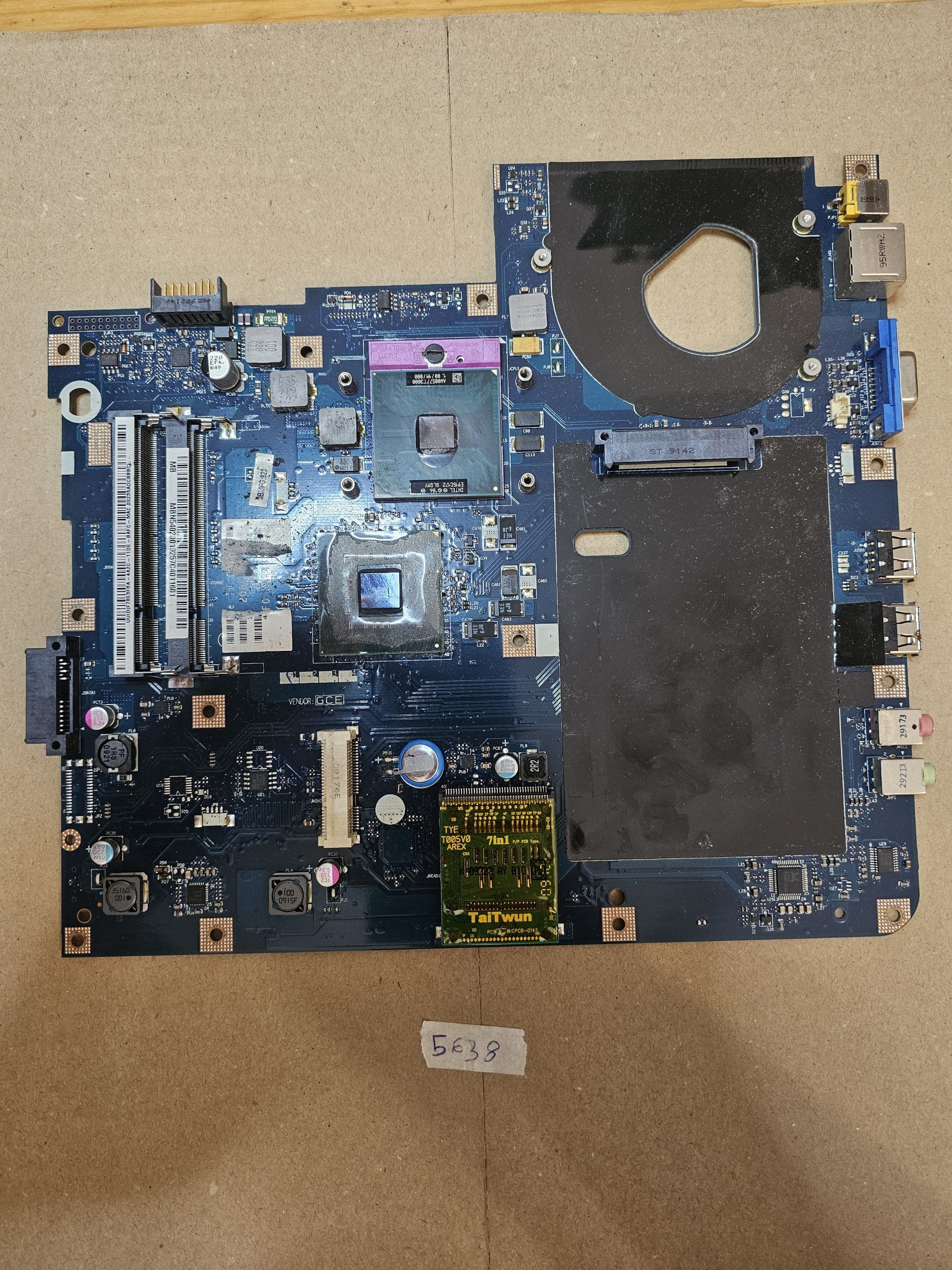 Motherboard für Acer Aspire 5332/5732 eMachine G525 mit Celeron T3000 1,8 GHz