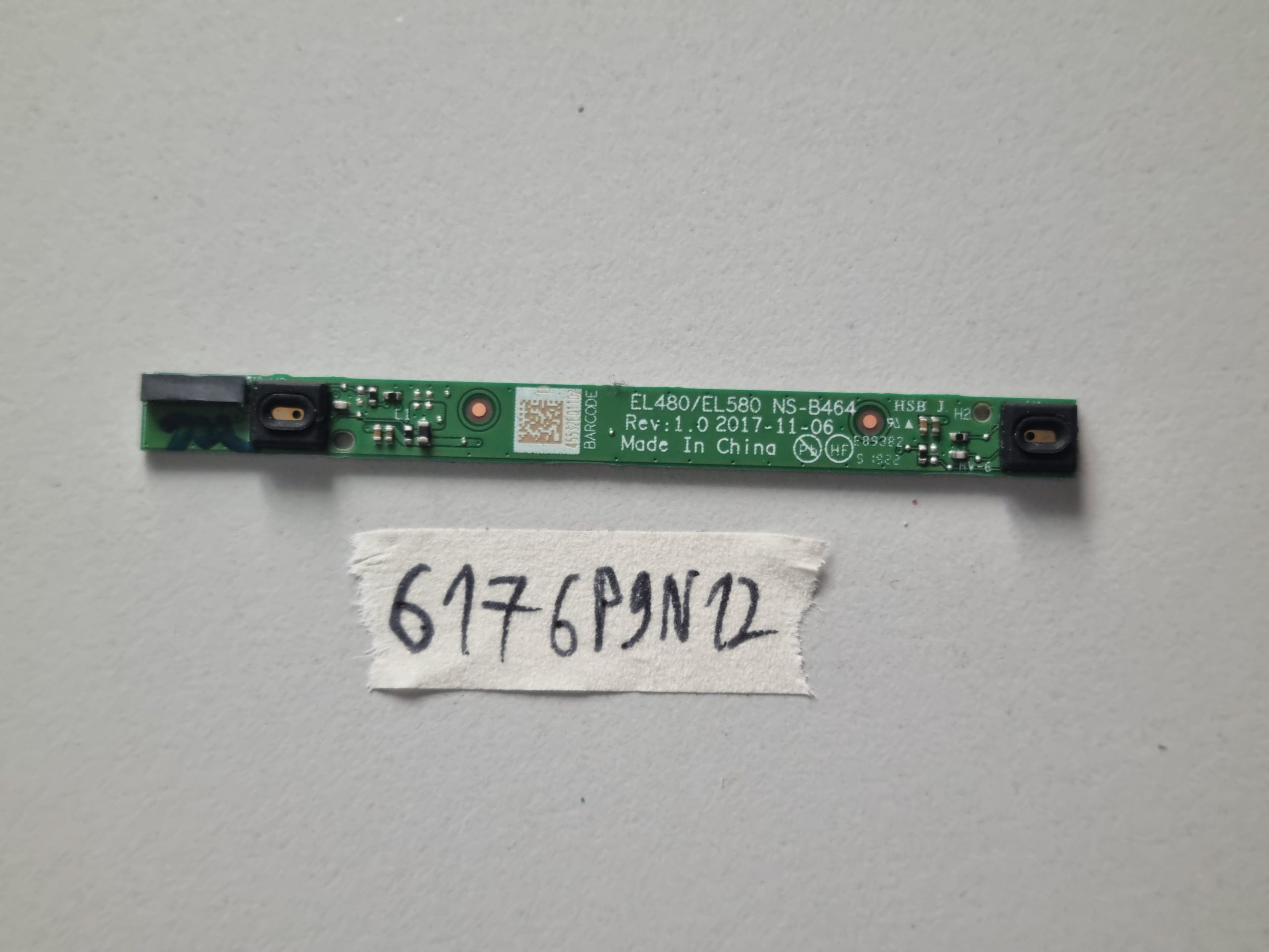 MIC Mikrofonplatine für Lenovo ThinkPad L480 L580 L490 L590 Serie 5C50Z85817