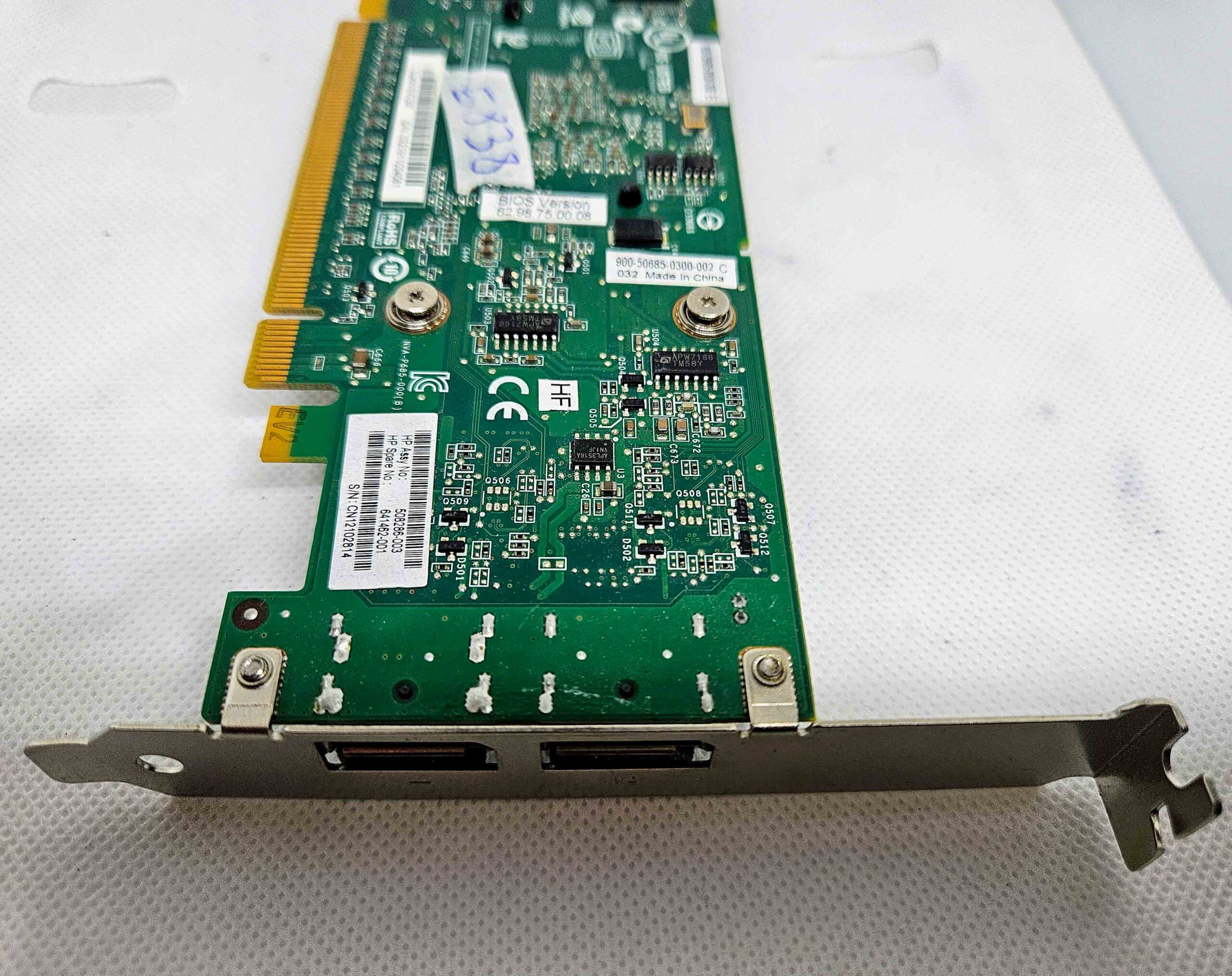 NVIDIA Quadro NVS 295 256 MB DisplayPort PCIe x16 Grafikkarte HP 641462-001 – Bild 2