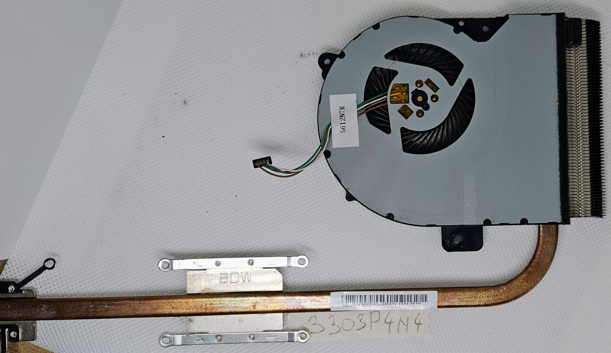 CPU-Lüfter-Kühlkörper für Asus X550L 13N0-Q7A0201 | Original-Ersatzteile für Laptops