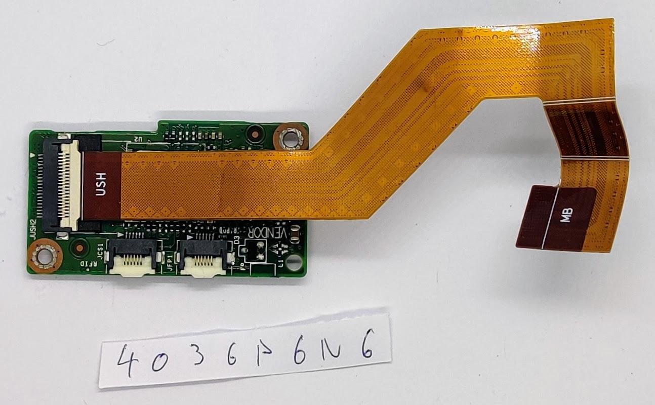 OEM Dell Latitude 12 Rugged Extreme 7204 7214 USH KB Junction Board HUA01 YTGDR mit Flexkabel – Bild 2