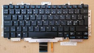 OEM Dell Latitude E5270 E7270 Laptop Skandinavische Tastatur mit Hintergrundbeleuchtung HUA01 2VGH0