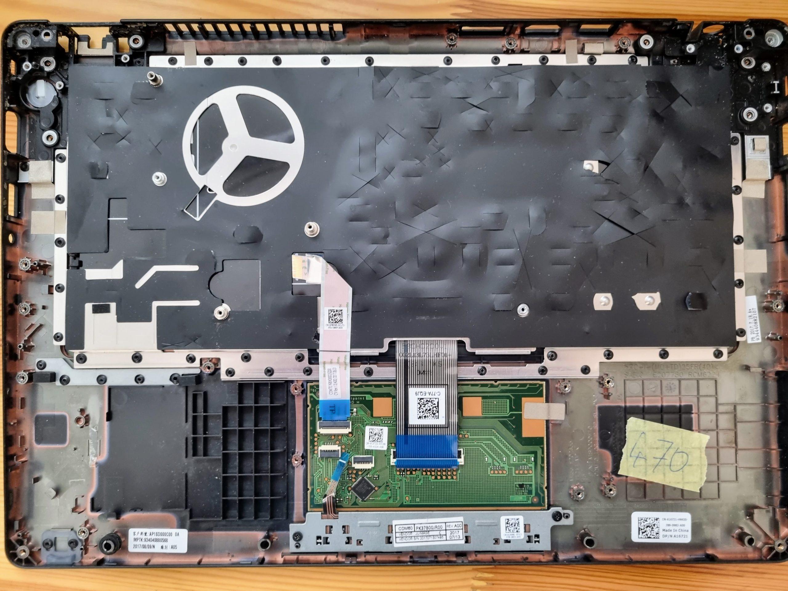 OEM Dell Latitude E5480 Laptop Handauflage Touchpad US/EN Tastatur HUI09 A16721 – Bild 2