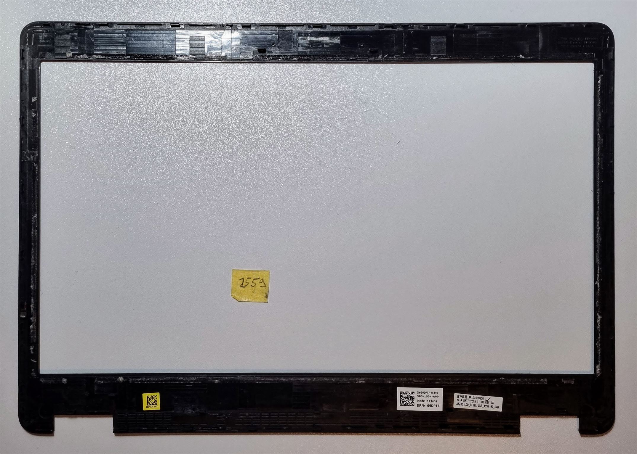 OEM Dell Latitude E7470 LCD-Bildschirmblende, ohne Touch, ohne Webcam, wMic 9DPT7 – Bild 2