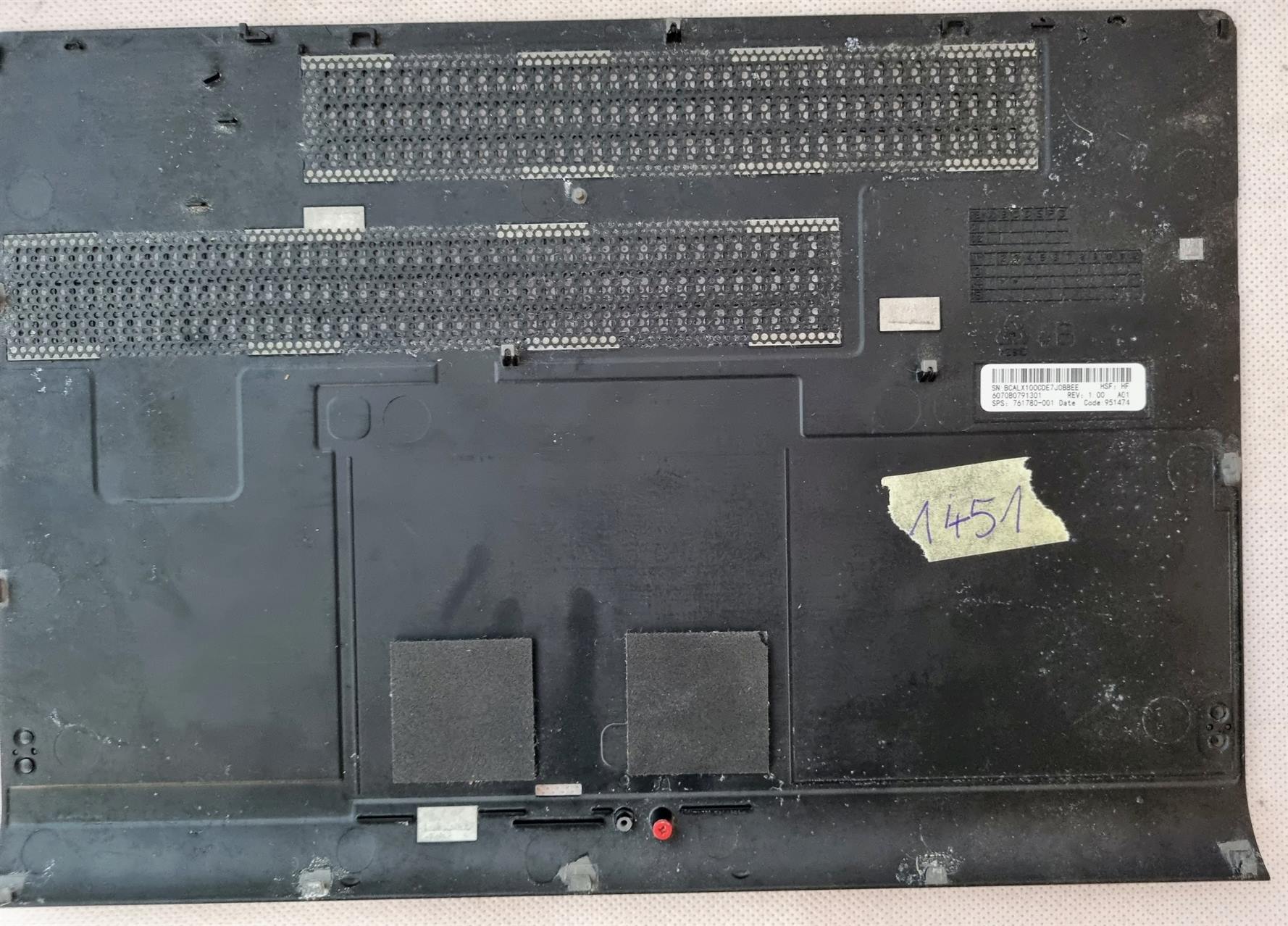 OEM HP EliteBook 820 G1 Rückplattenabdeckung 761780-001 781836-001 – Bild 2