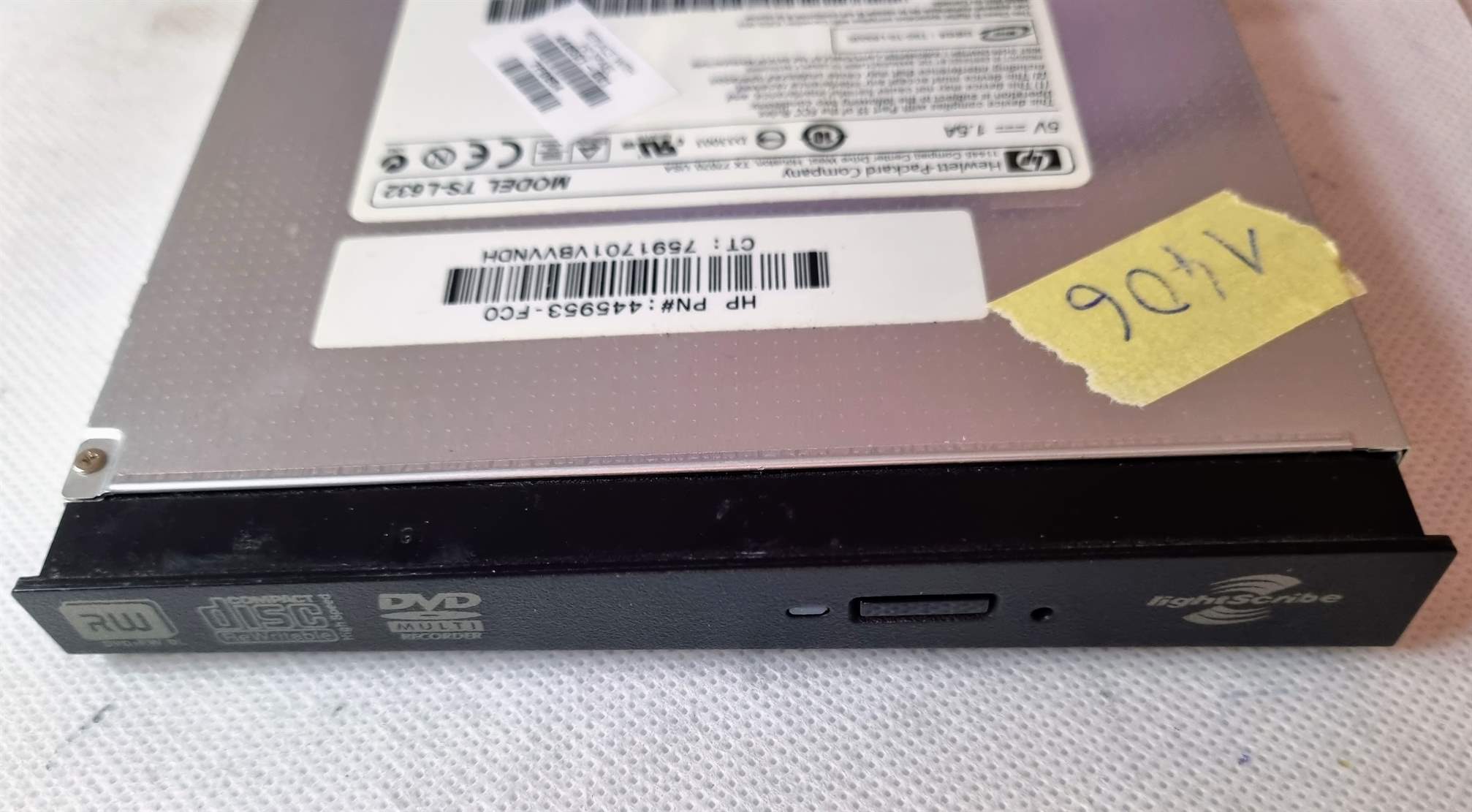 OEM HP Lite-On TS-L632NHPMH wiederbeschreibbares CD-DVD-Laufwerk 445953-FC0 C1-Y3-q2 – Bild 2