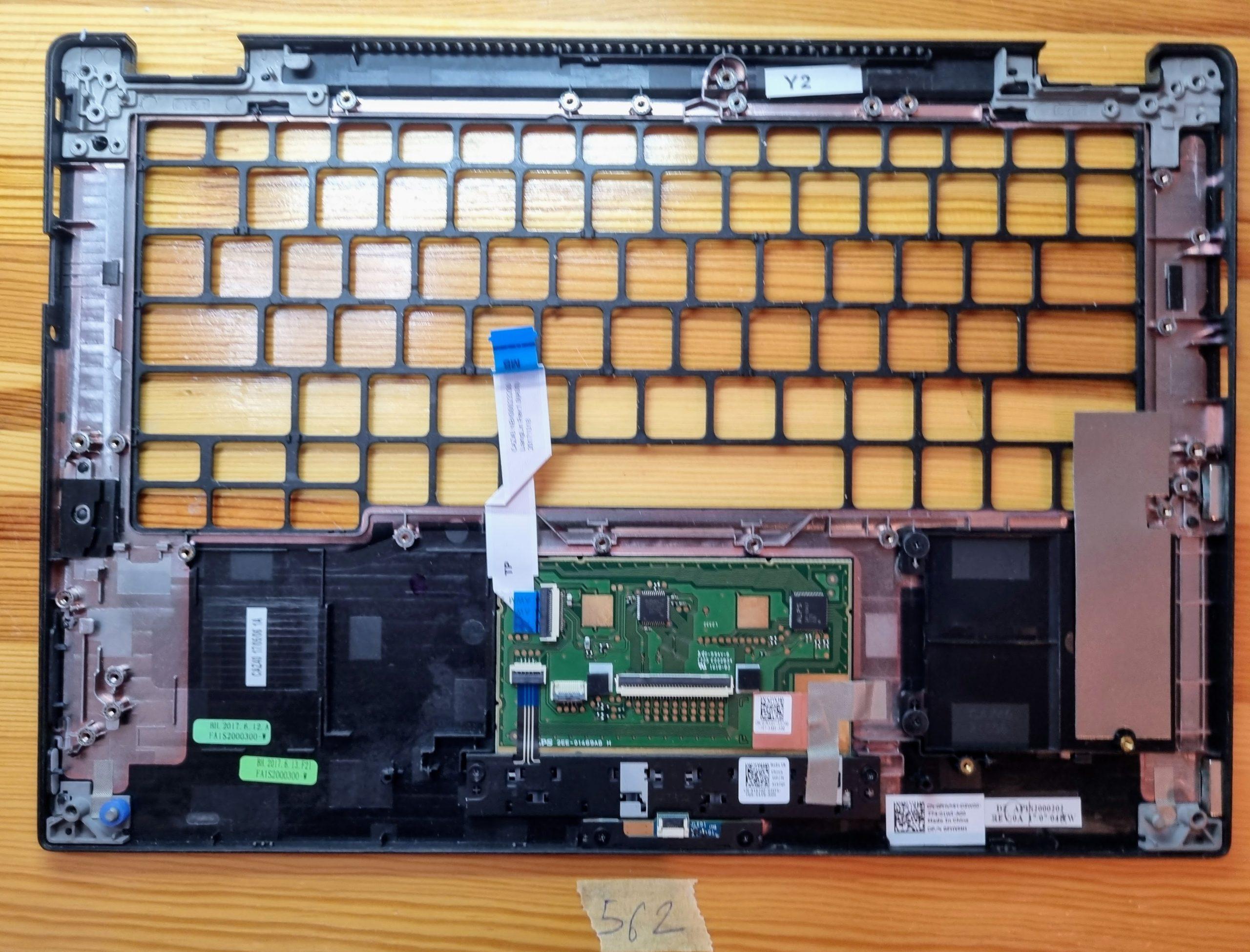 Original Dell Latitude 5289 Top Case Handauflage mit TouchPad 0FHVMH A167QF 0TKV0Y – Bild 3