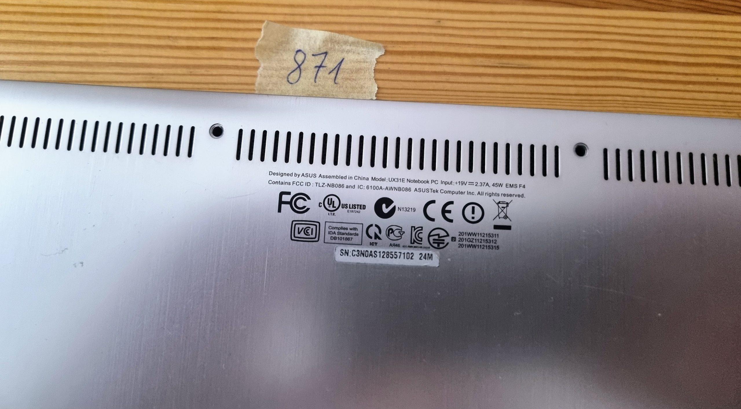 Original Boden, Unterboden, Gehäuseunterteil /13N0 stammt von einem Asus UX31E – Bild 2