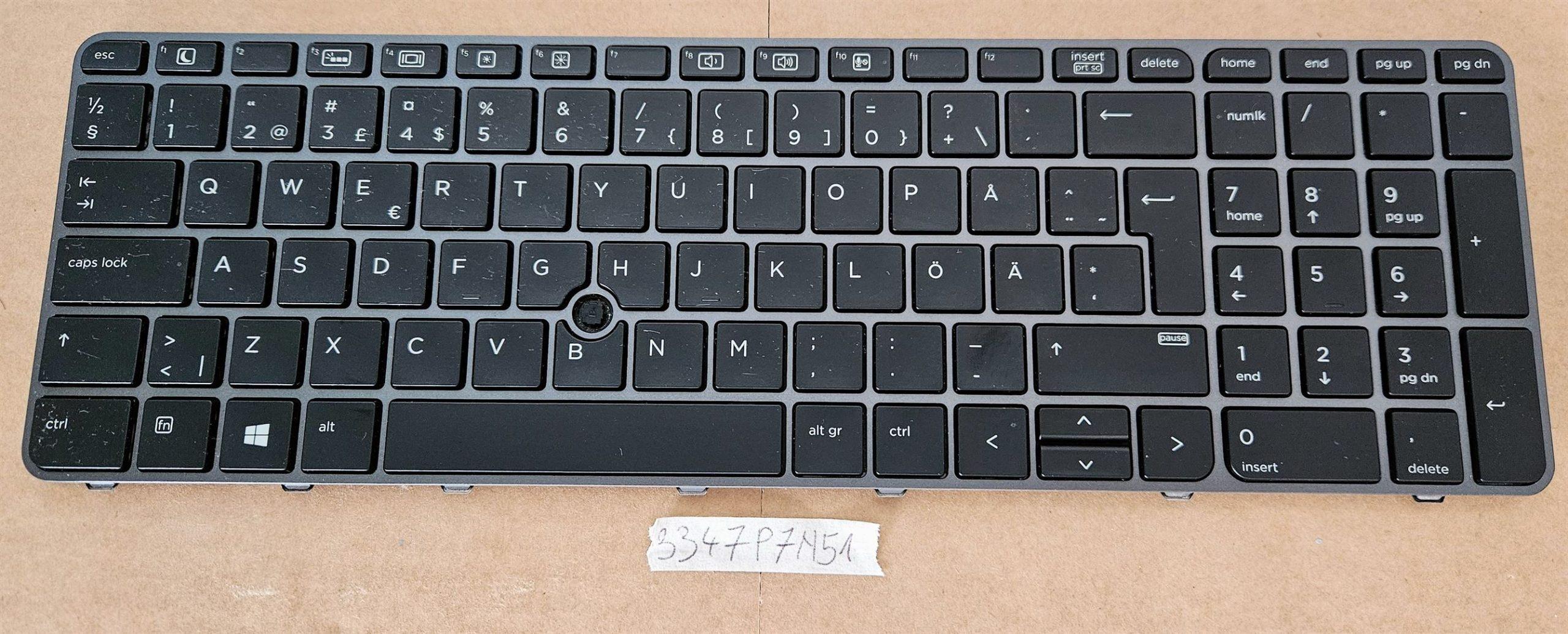 Ersatz-Tastatur mit Hintergrundbeleuchtung für HP ZBOOK 15 G3 ZBOOK 17 G3 15U G3 Laptop – Original OEM