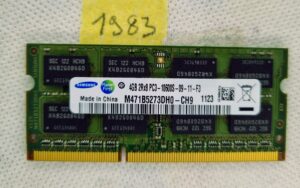 SAMSUNG 4 GB M471B5273DH0-CH9 DDR3 4 GB 2Rx8 PC3 10600S Laptop-RAM 4 GB – Steigern Sie die Leistung Ihres Laptops!