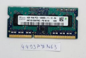 SK Hynix 4GB DDR3-1600 CAS-11 Arbeitsspeicher HMT451S6AFR8C-PB Laptop RAM Single Rank x8 PC3-12800S