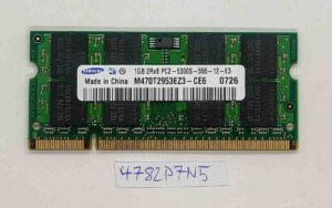 Samsung 1 GB DDR2 PC2-5300S 667 MHz Arbeitsspeicher für Fujitsu Siemens Esprimo V5515 Laptop