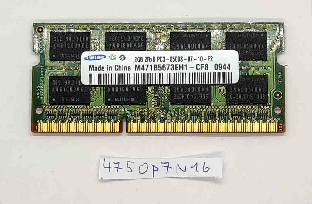 Samsung 2 GB DDR3 RAM SODIMM M471B5673FH1-CF8