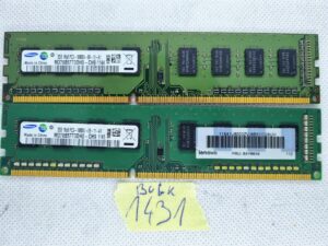 BULK 2 X Samsung 2 GB PC3-10600U-09-11-A1 Desktop-Speicher RAM (M378B5773DH0-CH9)