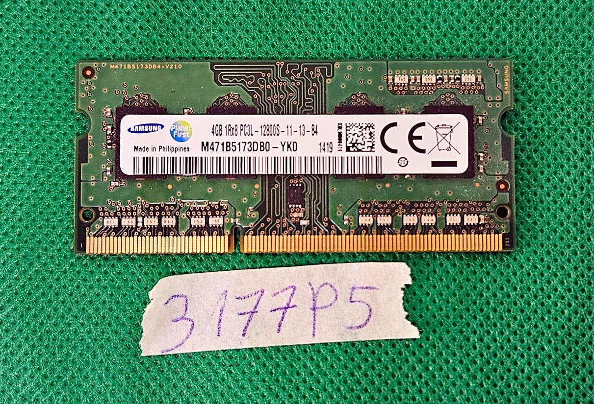 Samsung Laptop-Speicher 4 GB PC3L-12800S DDR3 1Rx8 M471B5173DB0-YK0 Schneller Versand