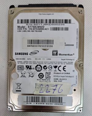 Samsung SpinPoint M8 ST750LM022 750 GB 2,5 Zoll SATA II Laptop-Festplatte – Speicher mit hoher Kapazität