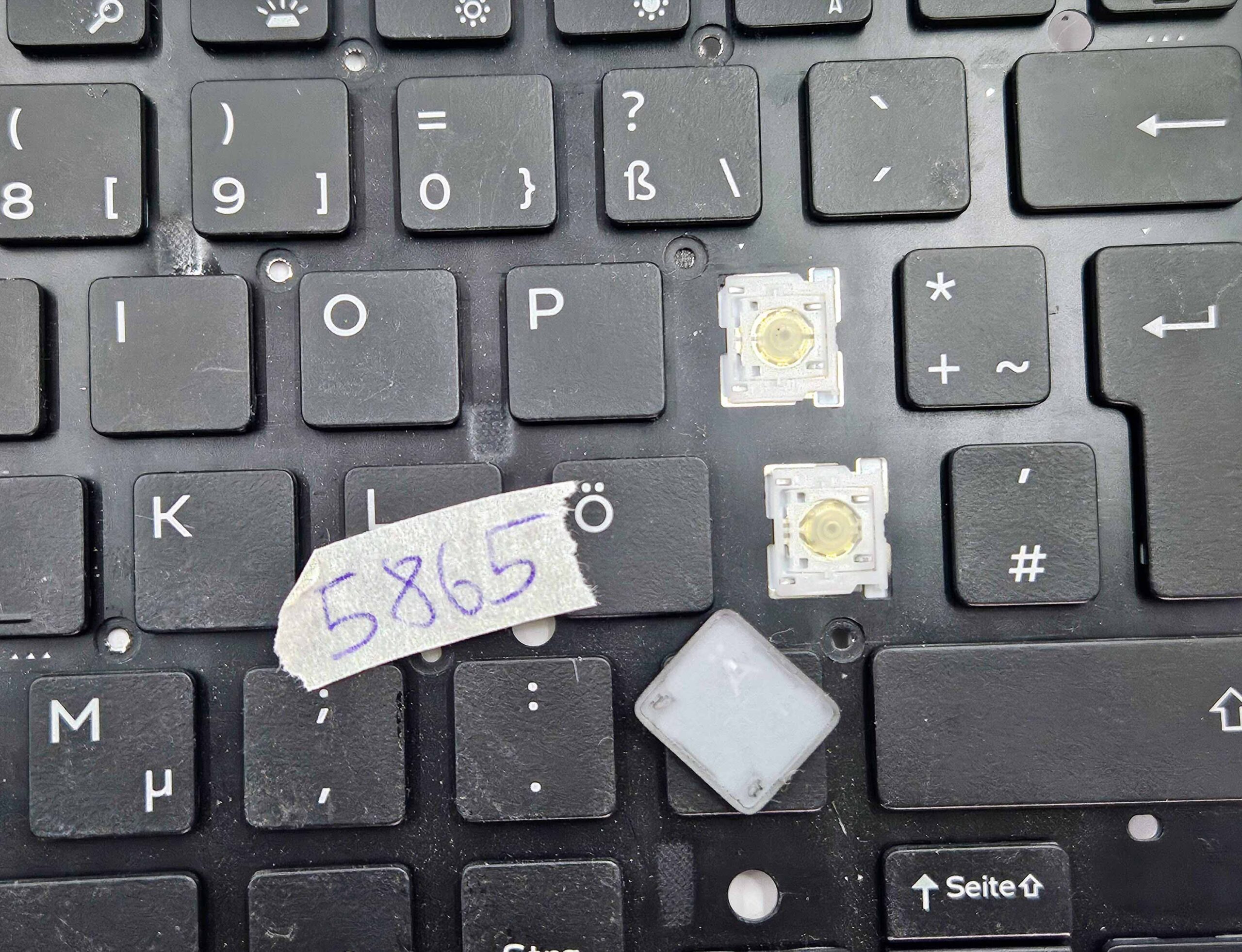 Einzelne Tastaturtaste für Dell XPS 13 Inspiron 13 15 | Nordisches Layout | Hintergrundbeleuchtung | Laptop-Teile – Bild 2