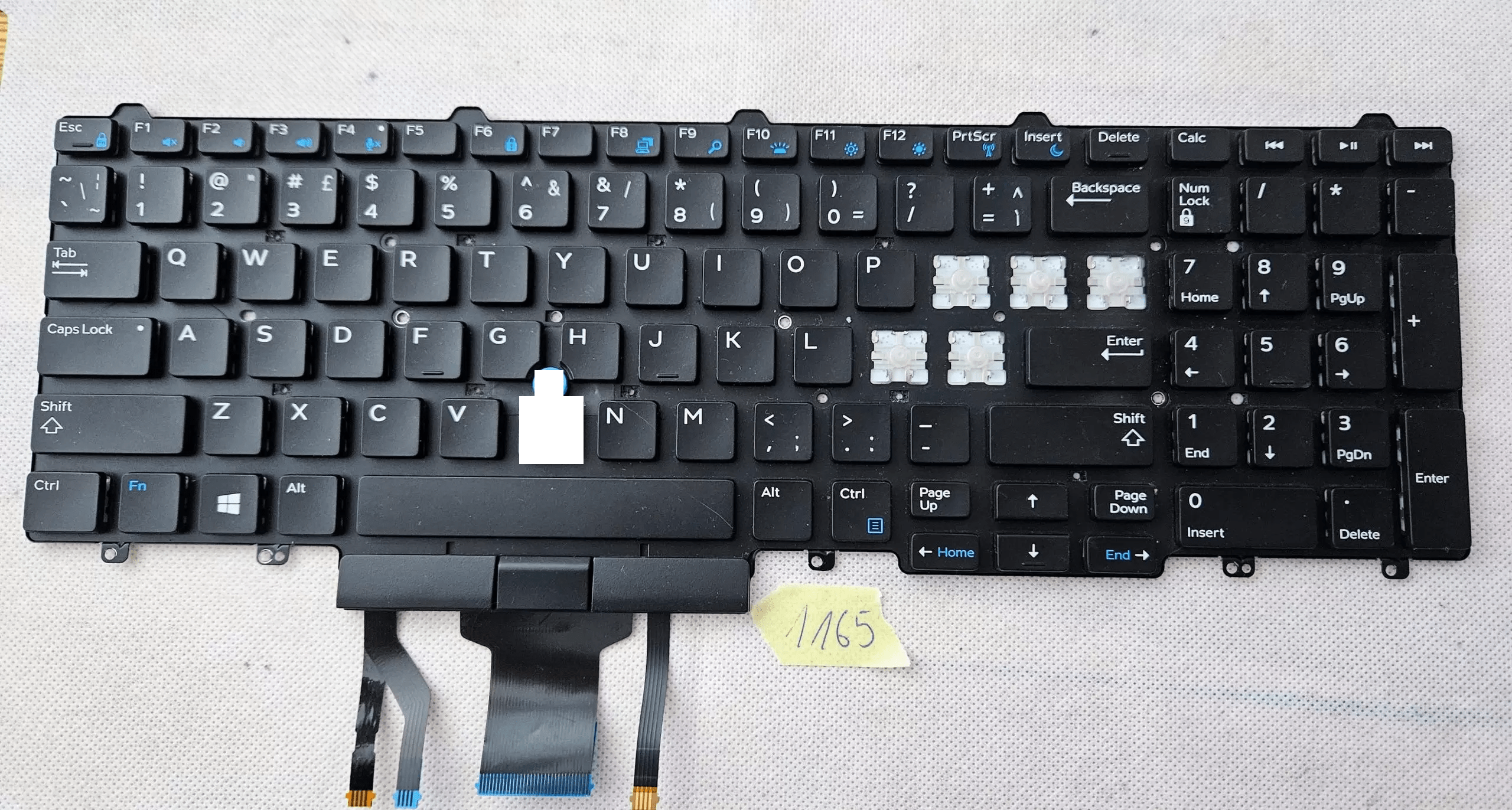 Einzeltasten für Tastatur US Dell E5570 E5580 Precision 15 3000 15,17 7000 0383D7 Backlit