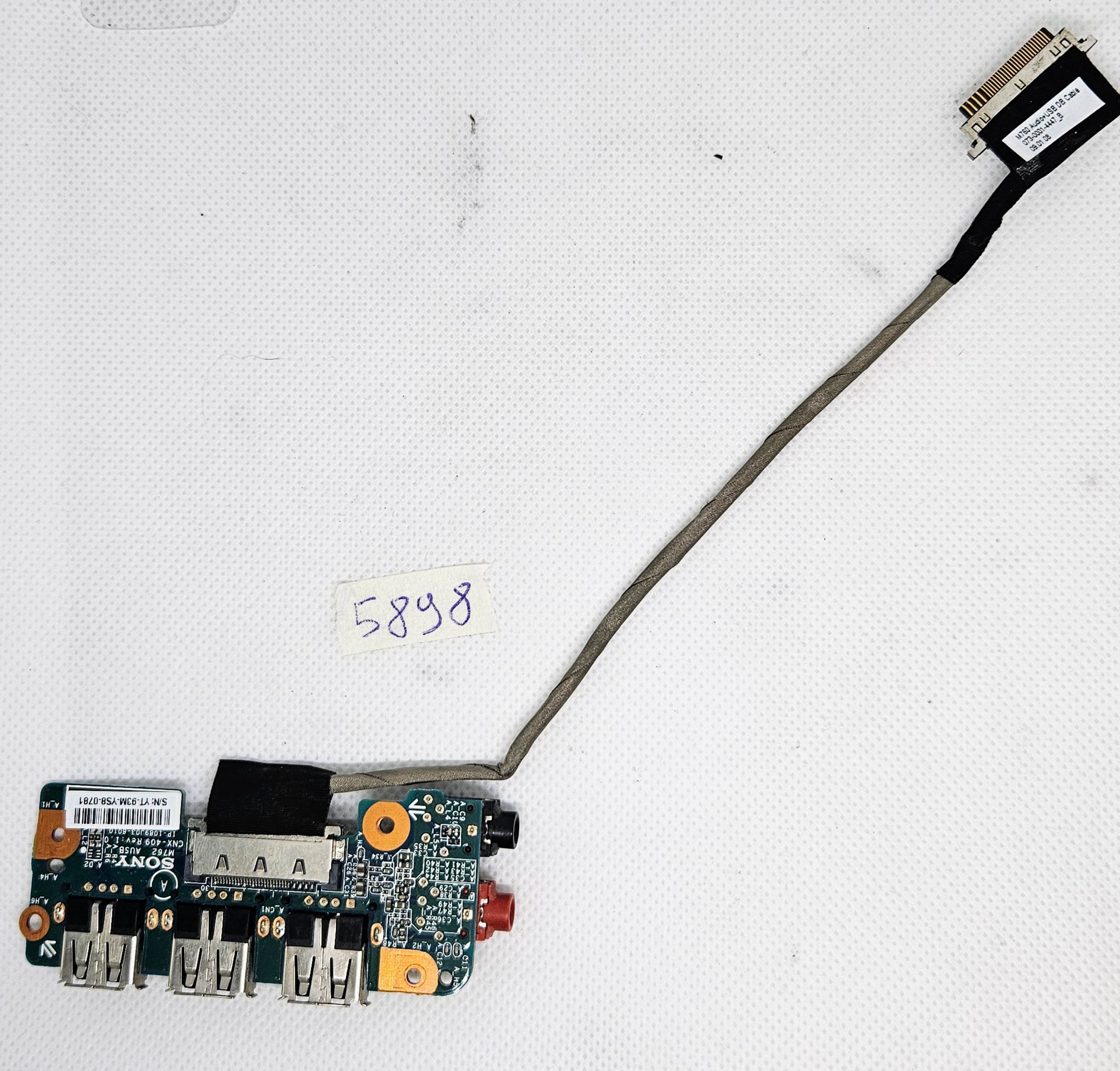 Sony VGN-FW140E USB-Audioplatine CNX-409 1P-1083J00-8010 | Klasse A | Laptop-Teil