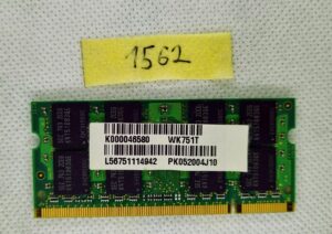 2 x Arbeitsspeicher RAM Samsung M470T2953EZ3-CE6 1 GB DDR2 667 MHz PC2-5300 SODIMM Laptop