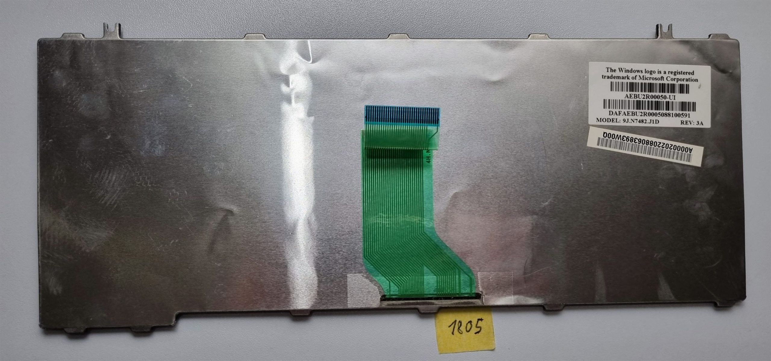 Toshiba 9J.N7482.J1D Laptop-Tastatur – Ersatztastaturen für Toshiba-Laptops – Bild 2