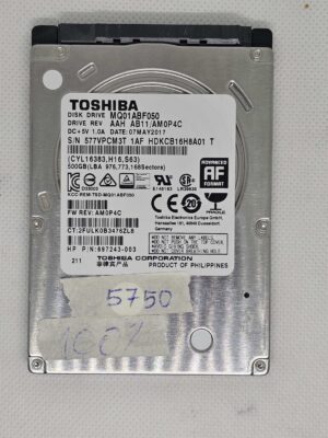 Toshiba MQ01ABF050 500 GB 2,5-Zoll-SATA-HDD-Laptop-Festplatte – OEM, getestet, schnell!