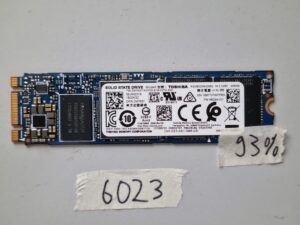 Toshiba NVMe M.2 2280 SSD 256GB KSG60ZMV256G TW-0VFR5T 93% Gesundheit Laptop Teile