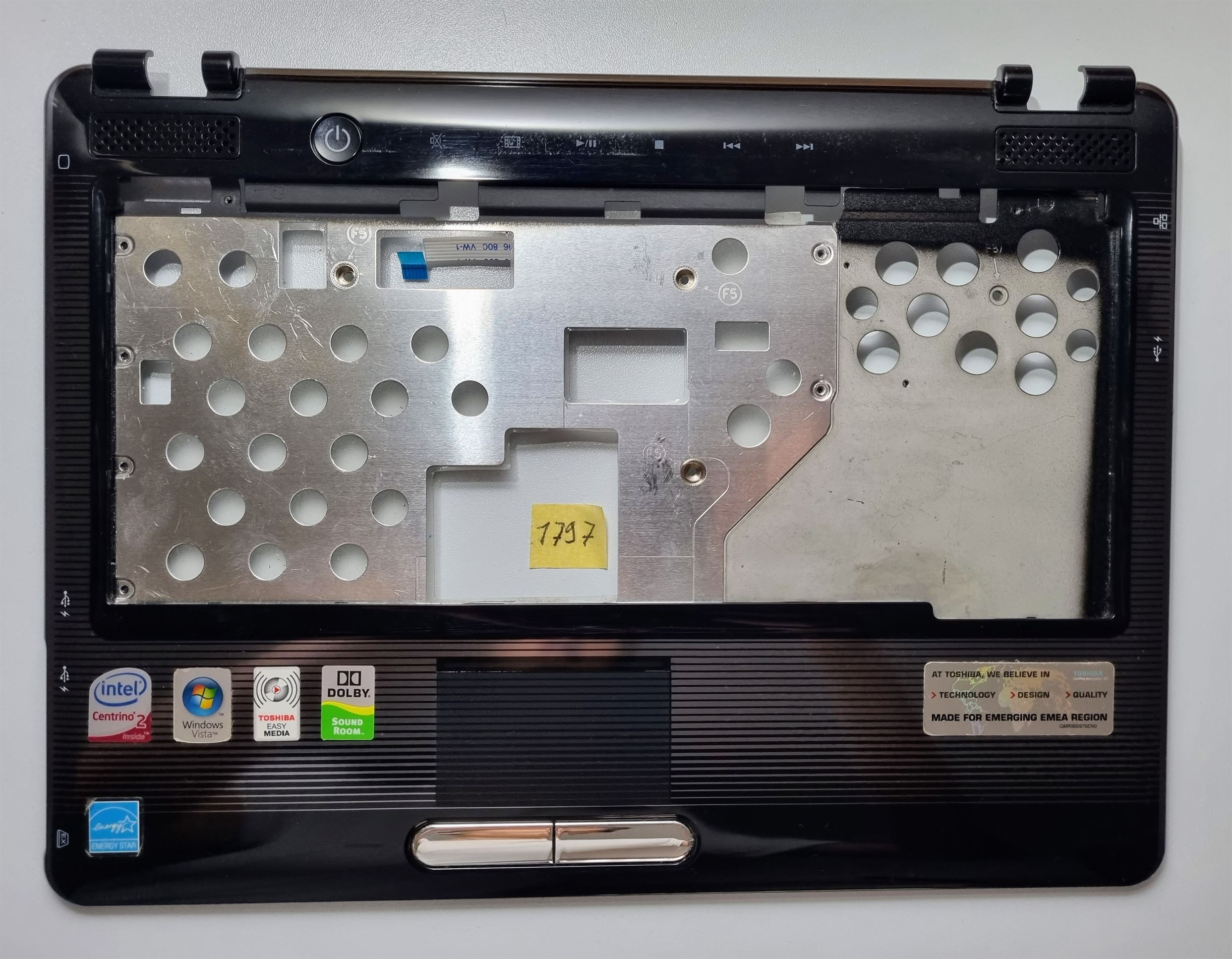 Toshiba Satellite U405d Touchpad-Handauflage – Original-Ersatzteil