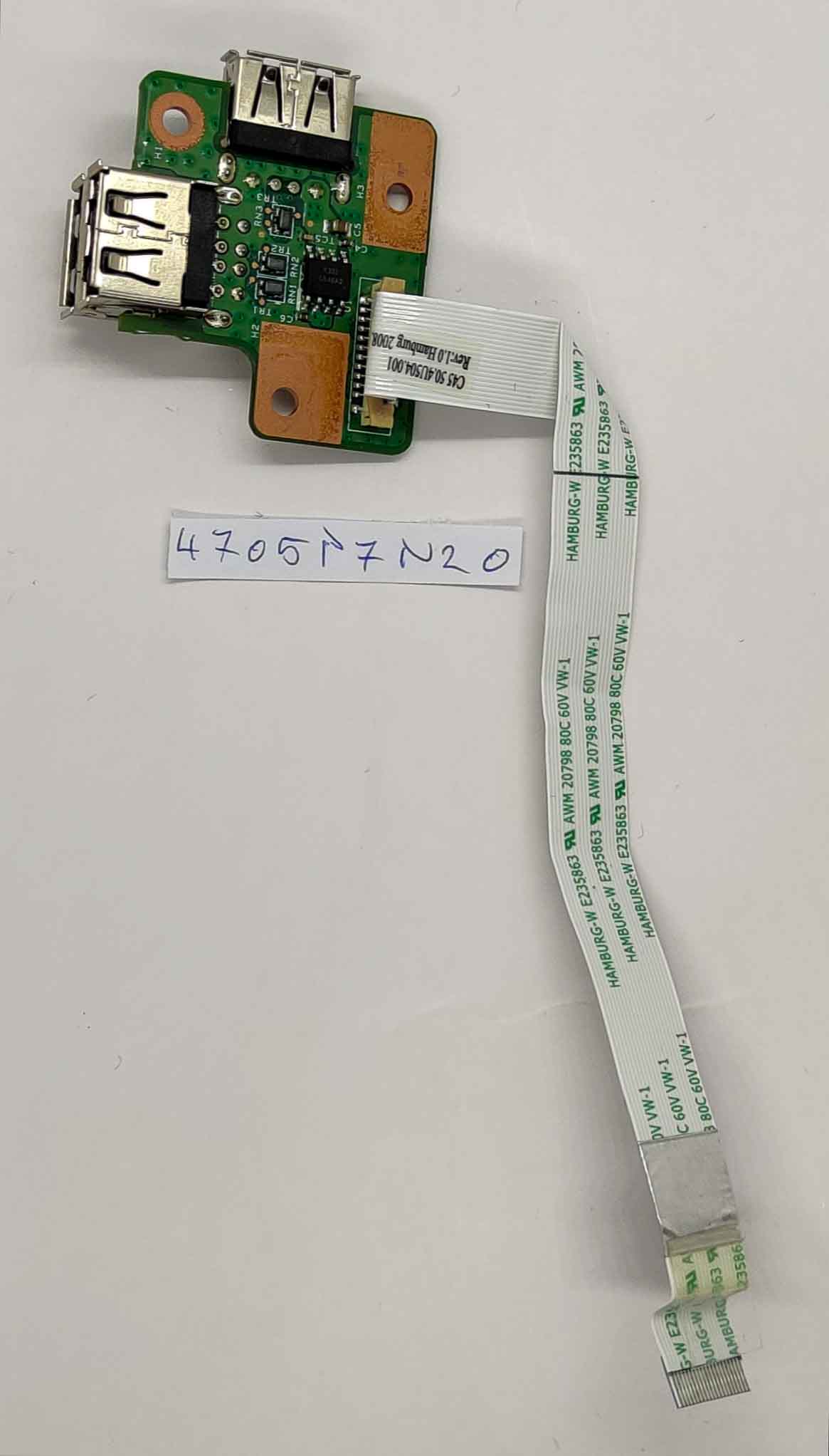 USB-Platine für Fujitsu Esprimo V6535 – OEM, hohe Qualität, Teil 55.4J002.001G