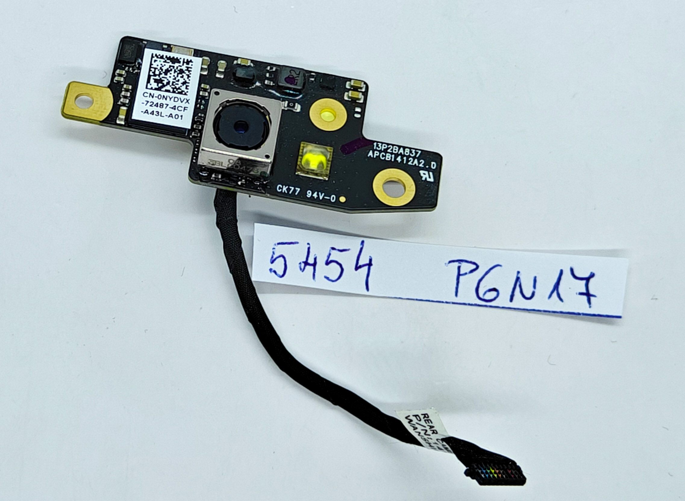 Gebrauchtes Dell Latitude 12 7204 Rugged Extreme NYDVX Webcam-Modul getestet