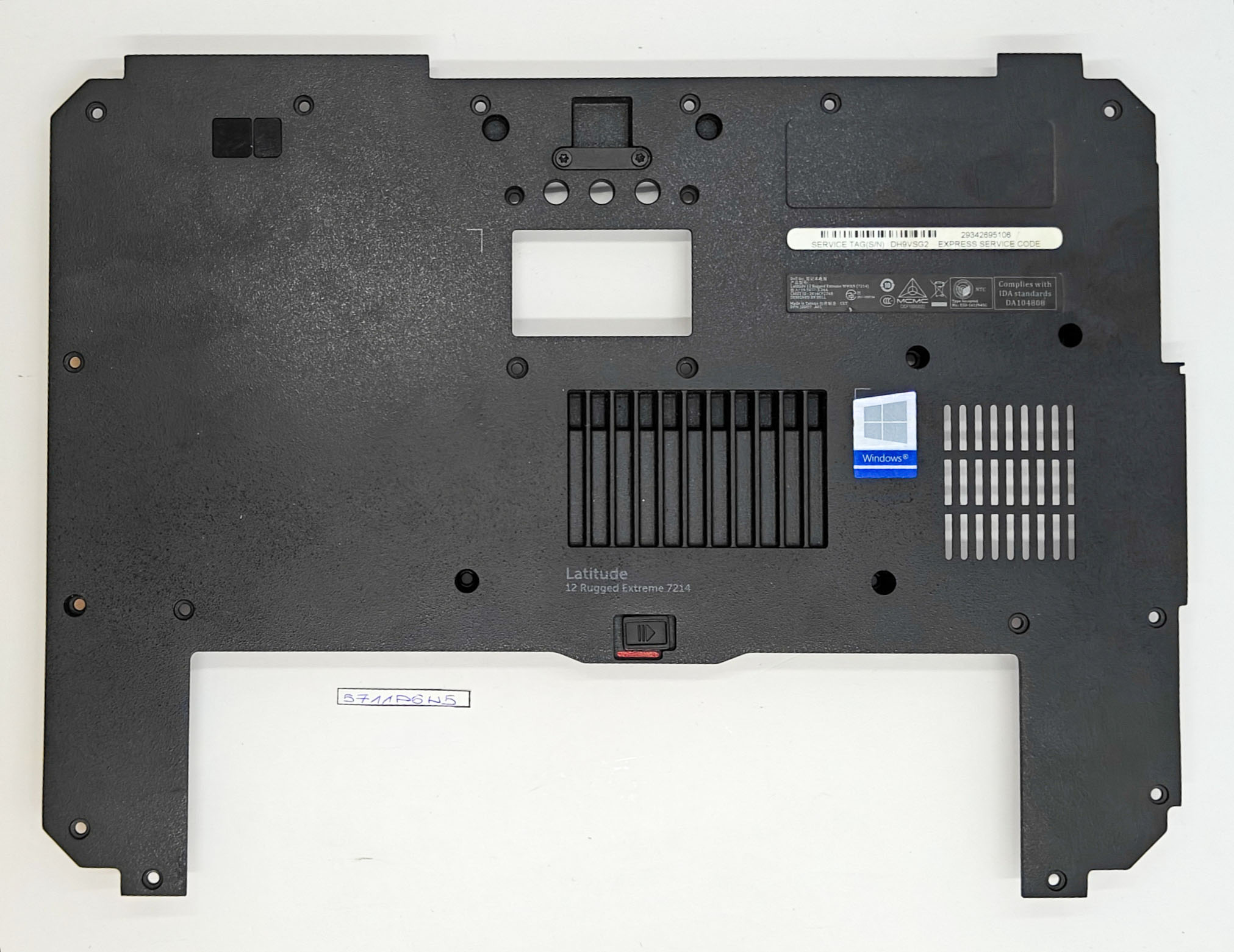 Gebrauchte Dell Latitude 12 Rugged 7204 7214 Untere Basisabdeckung K3N9V