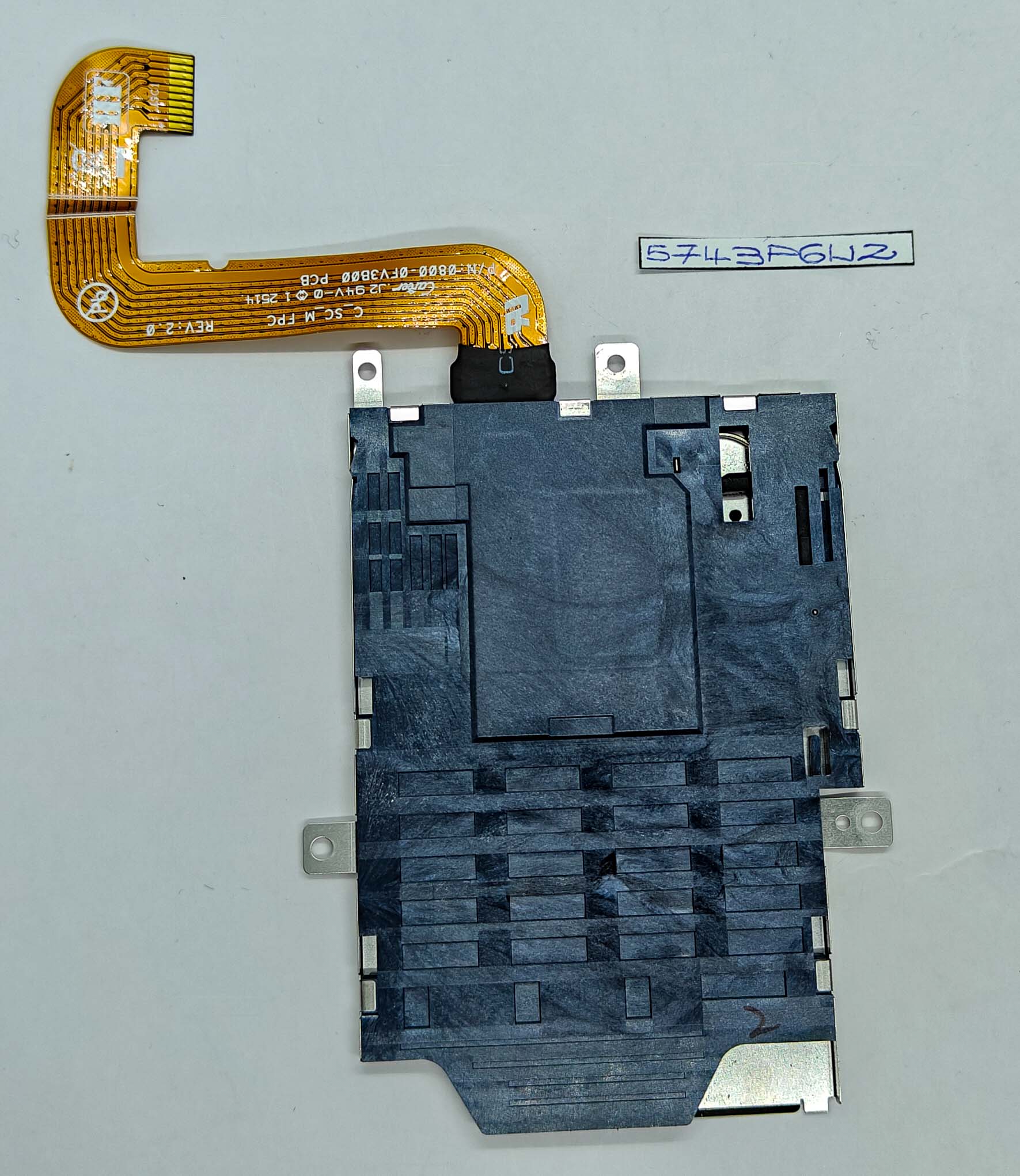 Gebrauchter Dell Latitude Rugged 7404 Smart Card Reader K91TC + Kabel 0800-0FV3B00