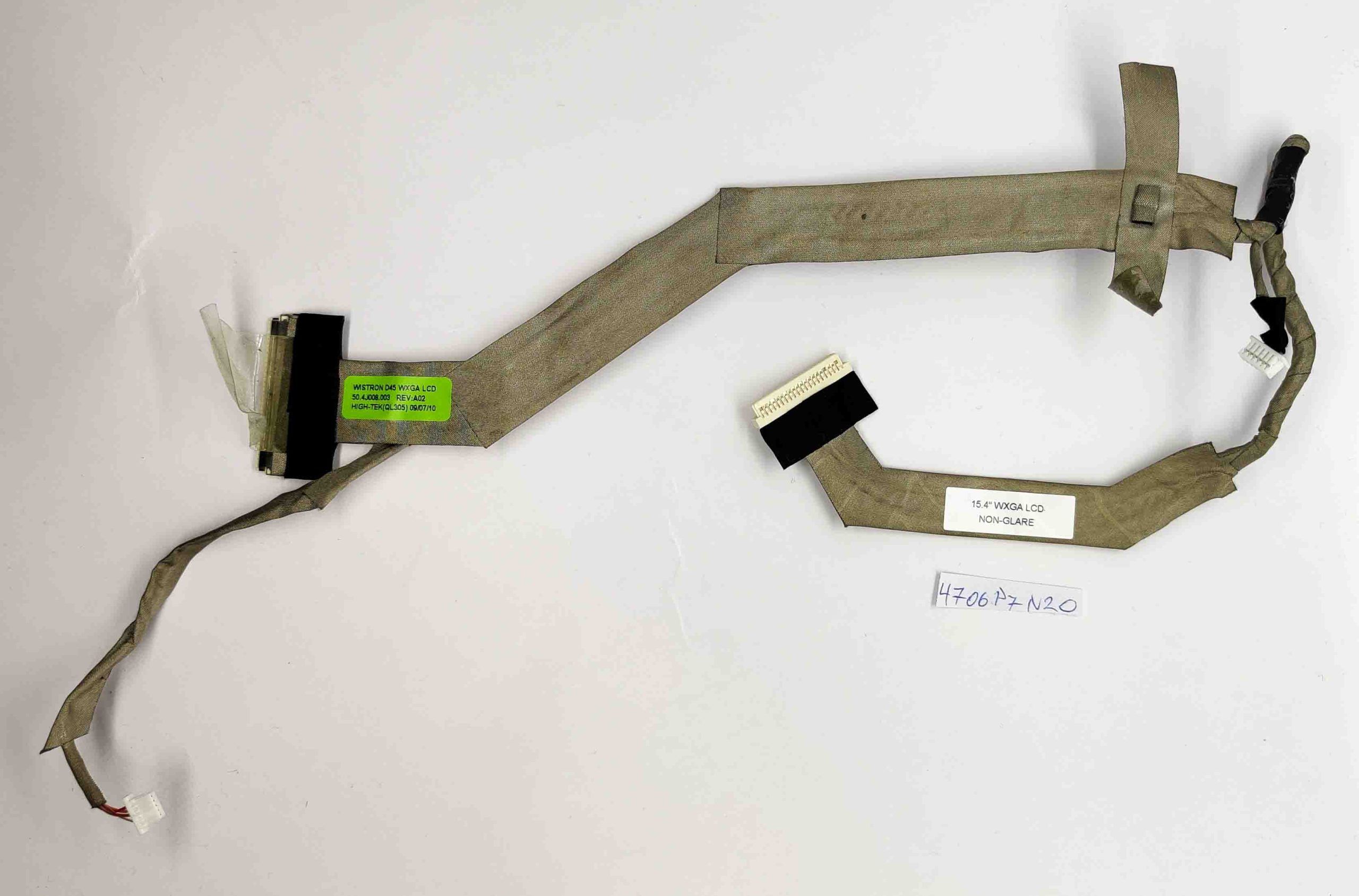 Videobildschirmkabel 15,4" WXGA für Fujitsu Esprimo V6535 – OEM-Teil 50.4J008.003