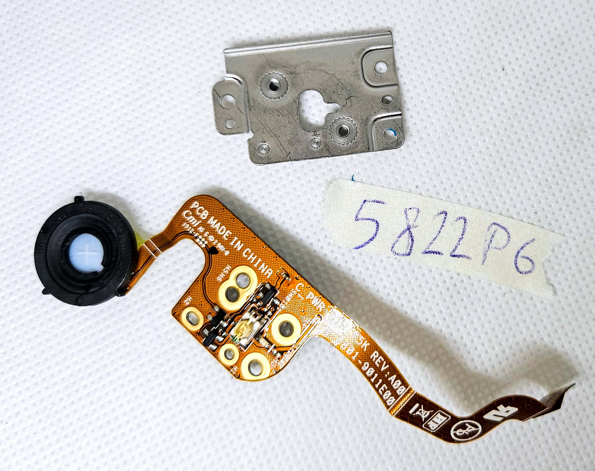 Kit de boutons d'alimentation d'origine pour Dell Latitude 5420 (0801-9011E00)