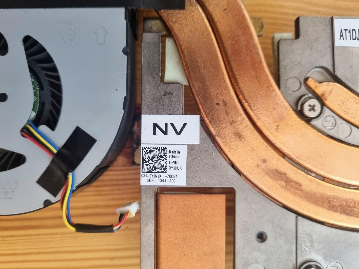 0YJNJK YJNJK pour ventilateurs et dissipateurs thermiques Dell Precision 17-7710 7720 M4500 – Image 3
