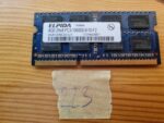 ELPIDA 4 Go x1 2RX8 PC3-10600S-9-10-F2 EBJ41UF8BCS0-DJ-F 204PIN SODIMM 1333MHZ