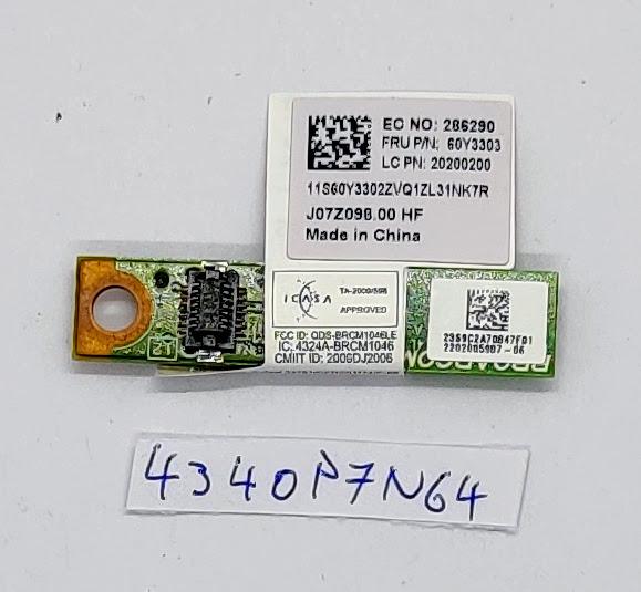 Module Bluetooth 4.0 pour Lenovo ThinkPad X200 X200s 60y3303