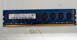 Module de mémoire RAM DDR3 4 Go 2Rx8 PC3-12800U 1600 MHz pour ordinateur de bureau