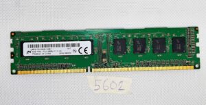 Mémoire vive DDR3 4 Go 1600 MHz PC3-12800U 1Rx8 pour ordinateur de bureau – Module mémoire haute vitesse