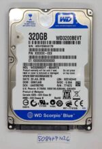 Disque dur pour ordinateur portable Asus K52J 320 Go WD Scorpio Blue – Disque dur de remplacement d'origine