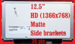 Écran LCD 12,5" 031R70 WXGA 1366 x 768, mat, LED, non IPS, avec supports, neuf