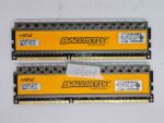 2 x 4 Go de RAM de bureau Ballistix BG112RV.X7 8 Go DDR3 1600 MHz CL8 8-8-8-24 1,5 V