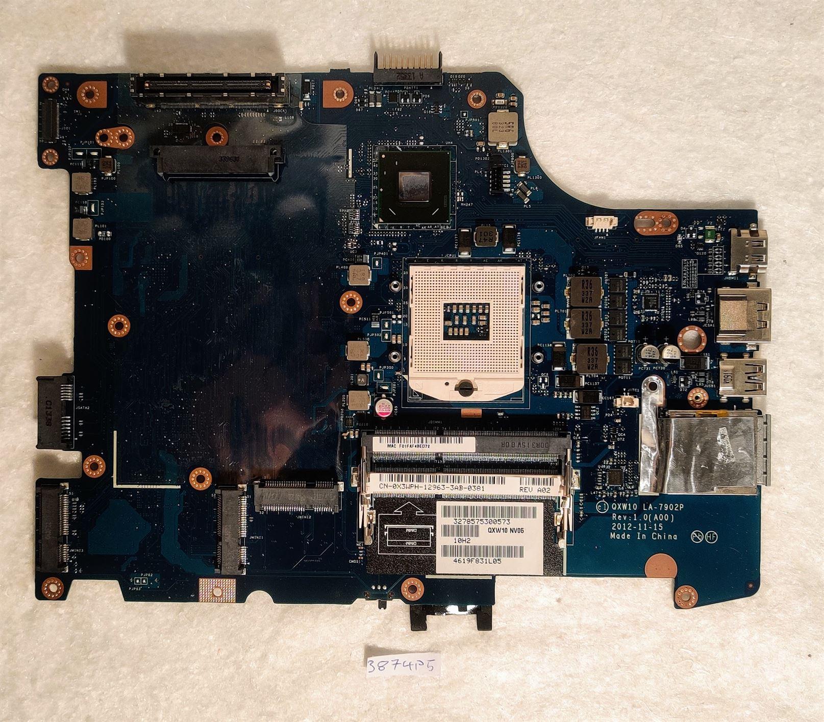 Carte mère Dell Latitude E5530 QXW10 NV05 QXW10 LA-7902P, pièce de rechange d'origine