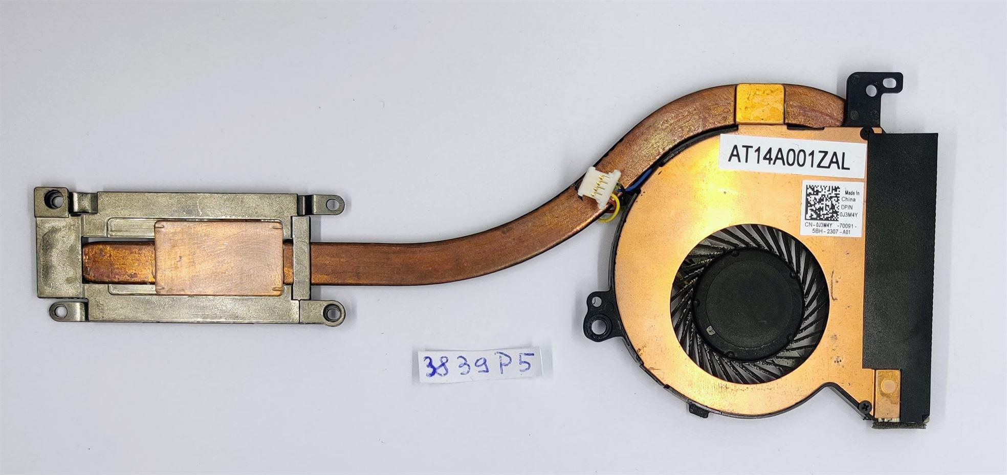 Ventilateur et dissipateur thermique pour ordinateur portable Dell Latitude E7250 AT14A001Z J3M4Y 0J3M4Y CN-0J3M4Y – Image 2